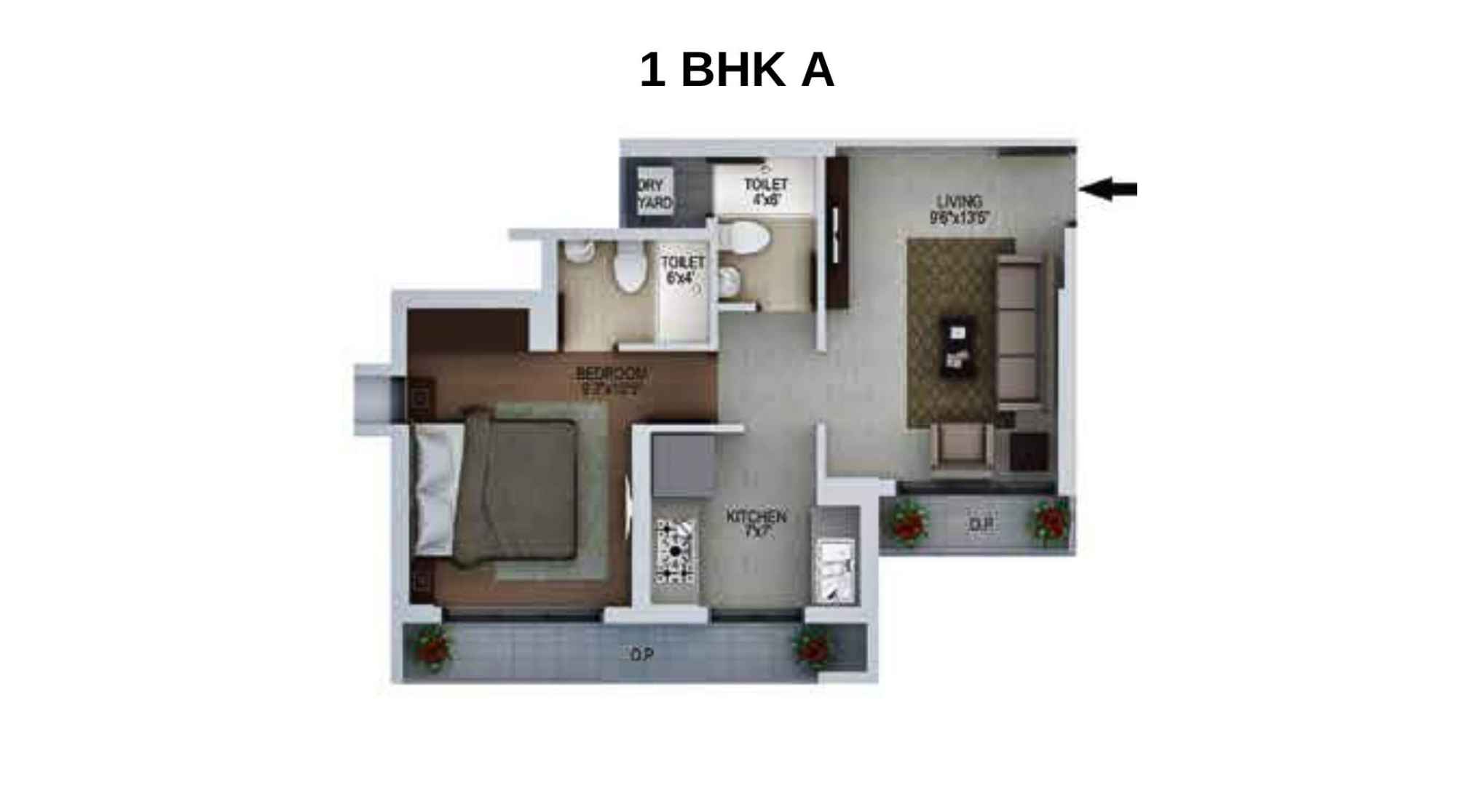 Raunak-Fortuna-Floor-Plan-1-BHK-A