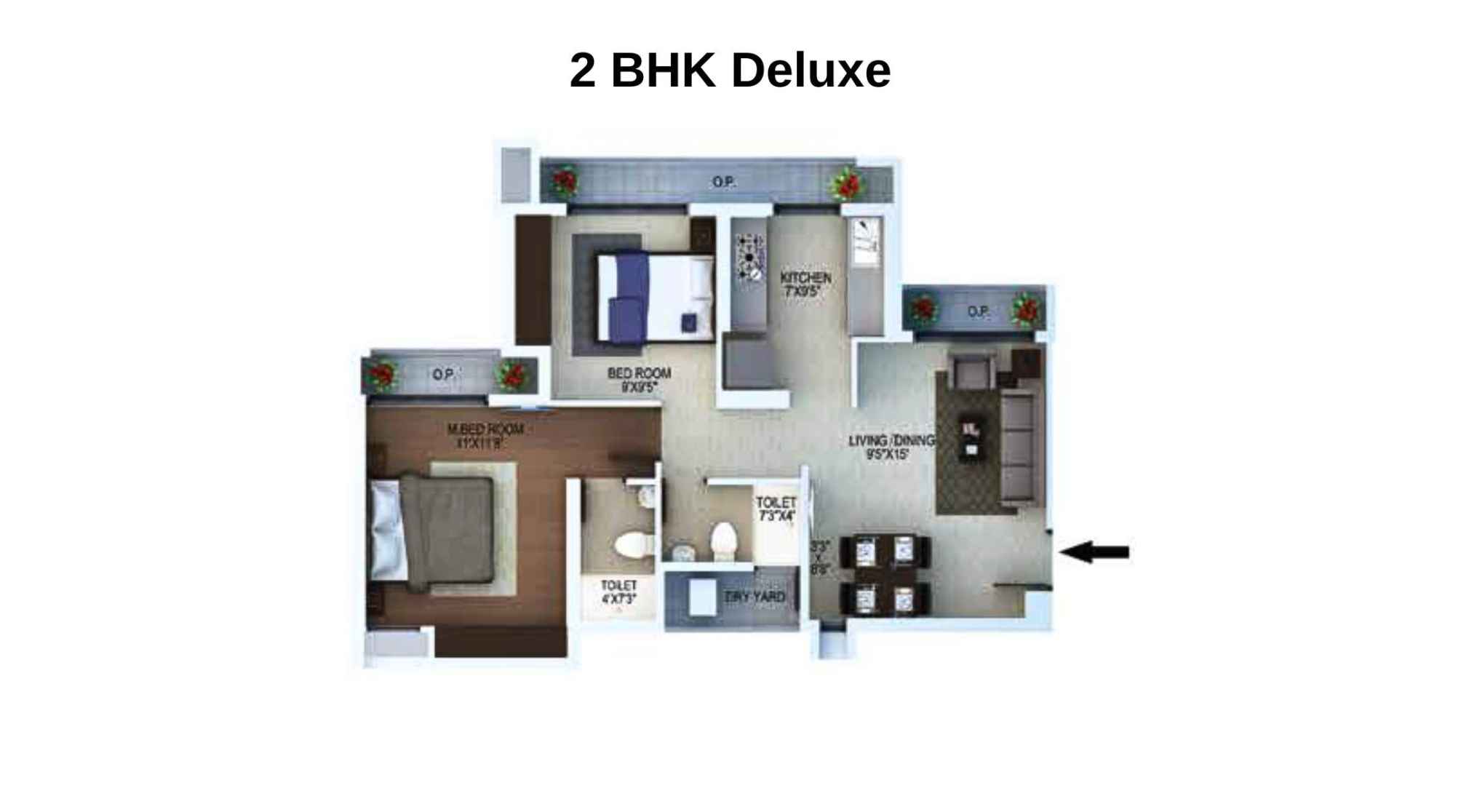 Raunak-Fortuna-Floor-Plan-2-BHK-Deluxe