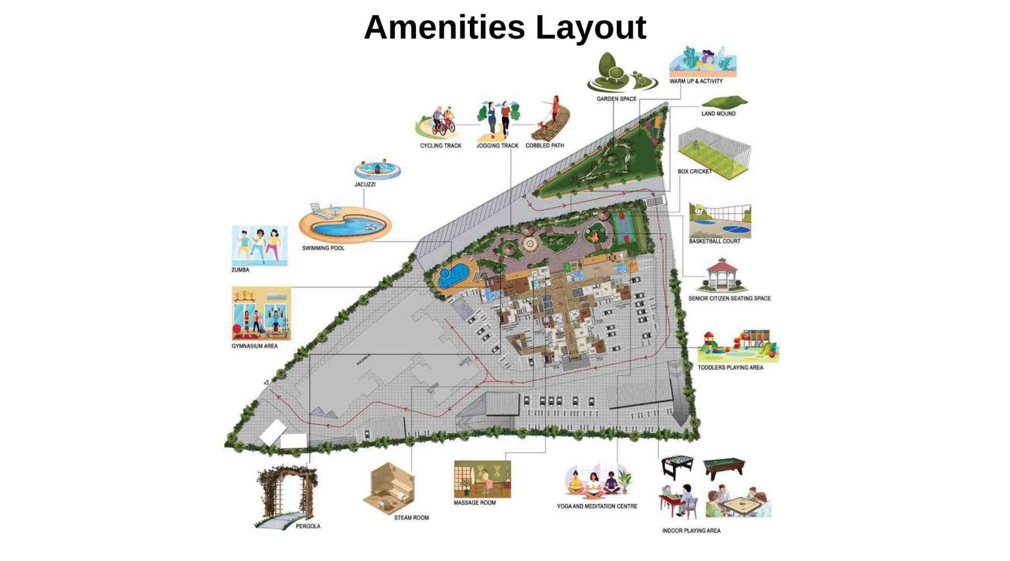 Raunak-Fortuna-Floor-Plan-Amenities-Layout